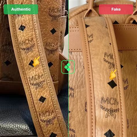 real vs fake mcm bag|is mcm bag real.